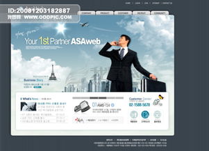 探索韩国风格设计 高品质PSD模板分享，助力网页设计创新